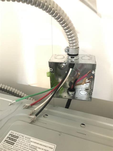 junction box for oven cable|installing a built in oven.